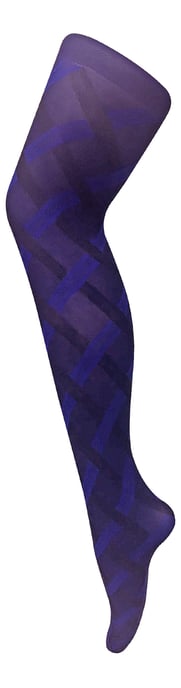 Sock Snob - Farbige 80 Denier blickdichte Damenstrumpfhose - Cable - Image 1