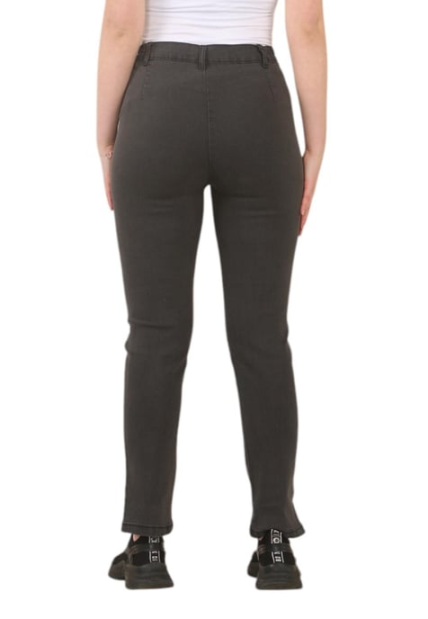 MYT Womens Seite elastische Taille Jeans in Charcoal - Image 2