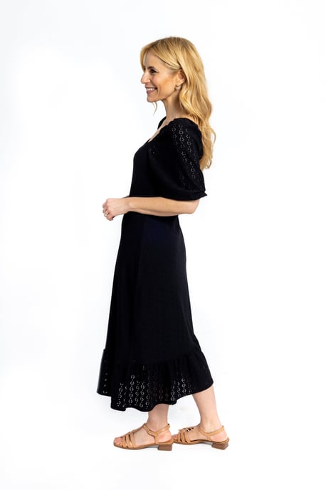 Belle Broderie Bow Back Dress