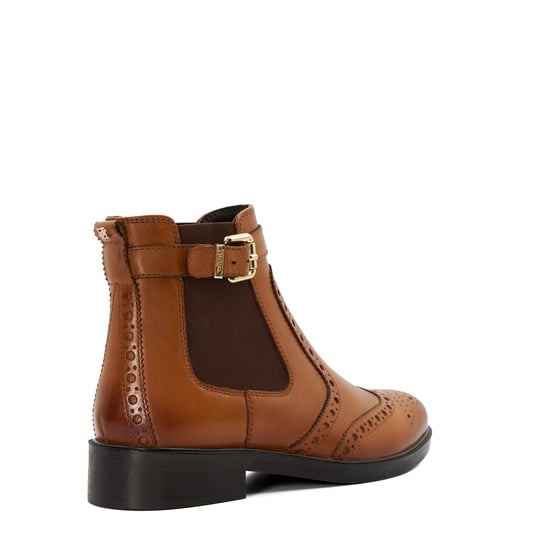 Dune Ladies Question - Brogue Detail Leather Chelsea Boots - Image 4