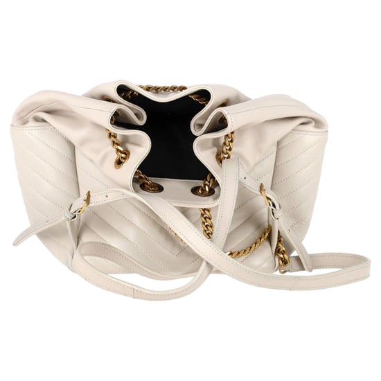 Saint Laurent Joe Rucksack aus cremefarbenem Lammleder - Image 3