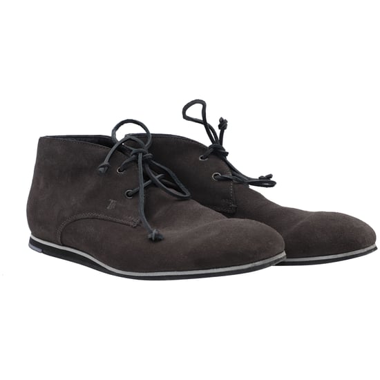 Tod's Schnür-Stiefel in Dunkelbraunem Wildleder - Image 4
