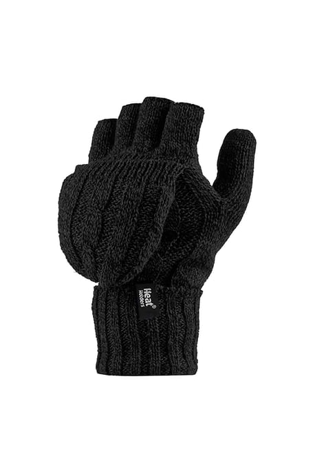 Women's Thermal Converter Fingerless Cable Knit 2.3 tog Handschuhe - Image 1