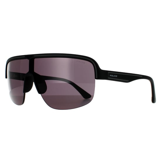 Police Semi Rimless Mens Matte Black Smoke Grey Sonnenbrille - Image 2