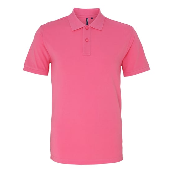 Asquith & Fox Herren Polohemd mit kurzen Ärmeln (Rosa Nelke) - Image 1