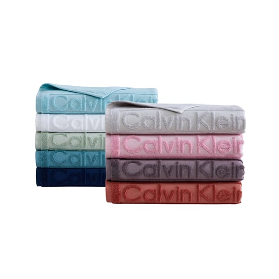Calvin Klein Sculpted Logo Bath Towel - Hyacinth