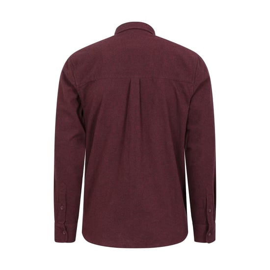Mountain Warehouse Herren Bamford Melange Hemd (Burgund) - Image 2