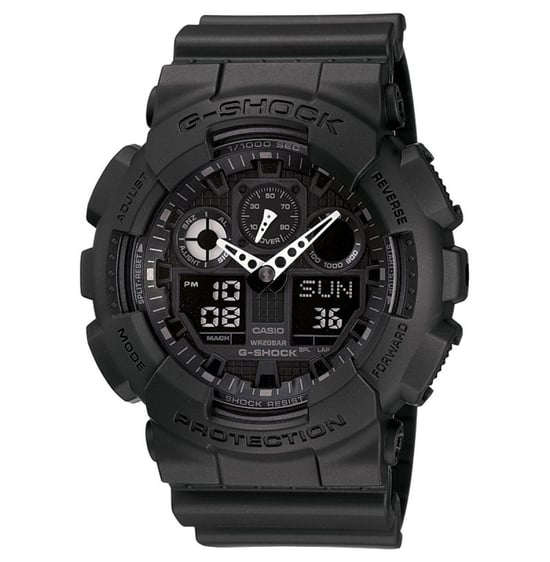 Casio G-Shock Herren Black Watch GA-100-1A1ER - Image 1