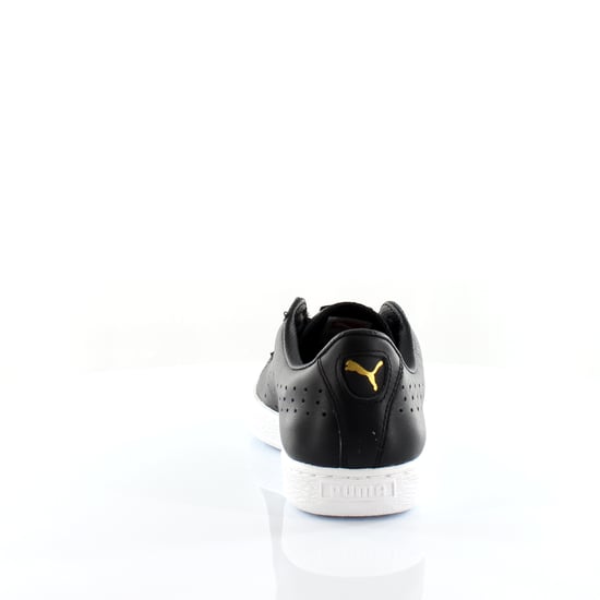 Puma Basket Classic Citi Black Leather Mens Trainers 357349 01