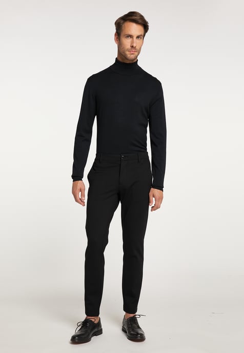 Dreimaster Chino Herren Schwarz - Image 4