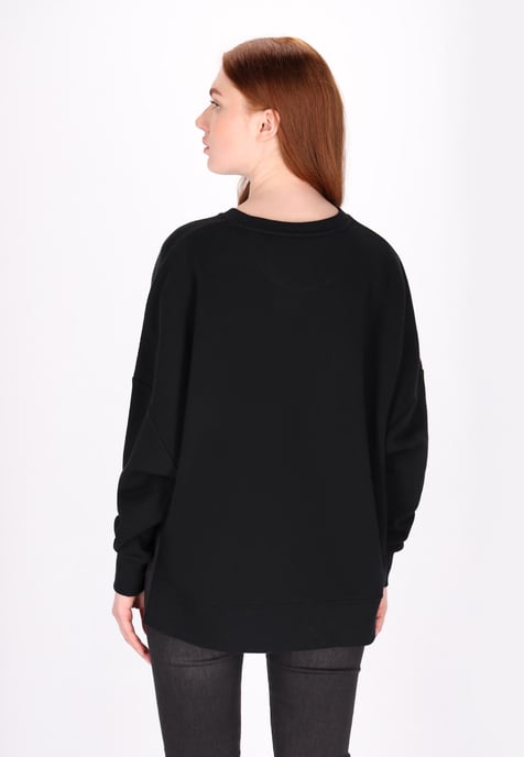 Dreimaster Sweatshirt Damen schwarz - Image 4