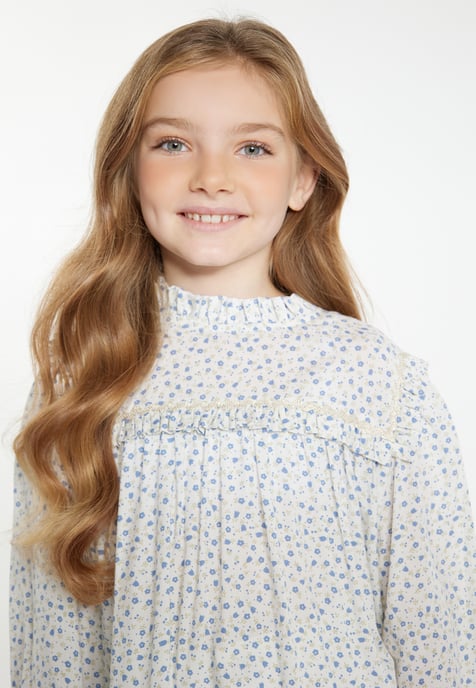 Dreimaster Bluse Mädchen (Kids) blau - Image 5