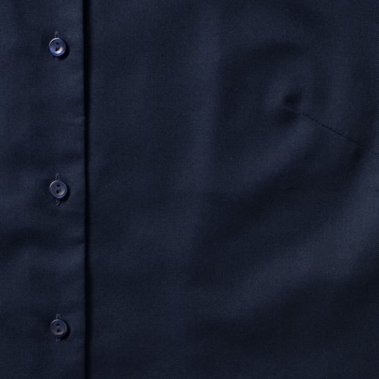 Russell Collection - Bluse mit kurzen Ärmeln - Damen (Marineblau) - Image 3
