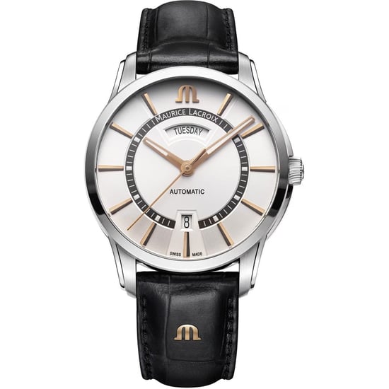 Maurice Lacroix Pontos Herren Schwarze Uhr PT6358-SS001-230-2 - Image 1