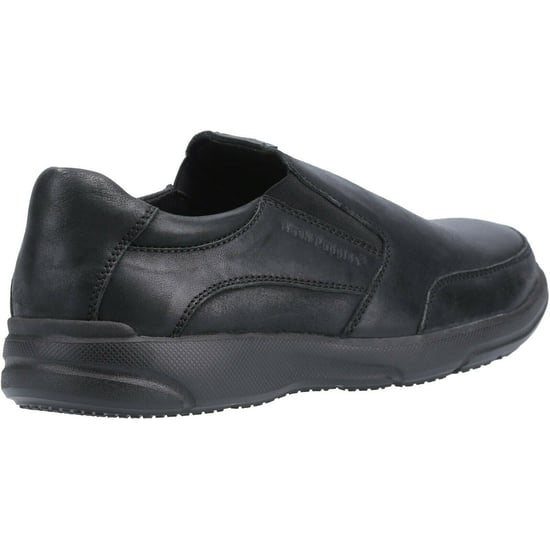 Hush Puppies Herren Aaron Slip On Lederschuh (Schwarz) - Image 2