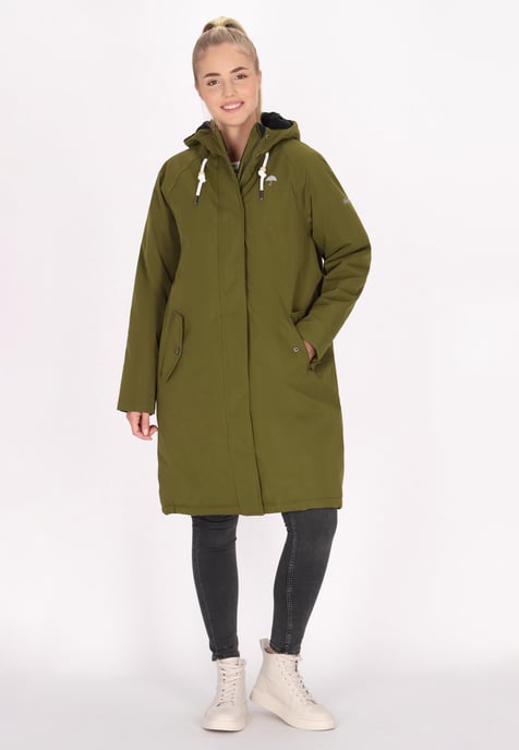 Schmuddelwedda Winterparka Damen oliv - Image 3
