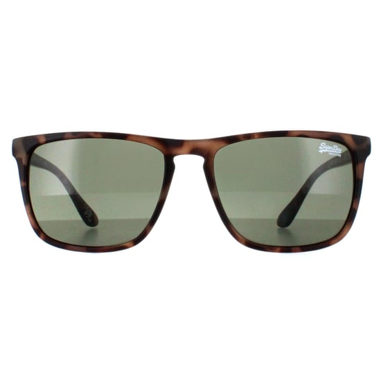 Superdry Rectangle Mens Satin Spotted Havana Green Shockwave