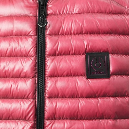 Chaleco de Belstaff Airframe Farbe Rosa Neon brillante mit Cierre - Image 3