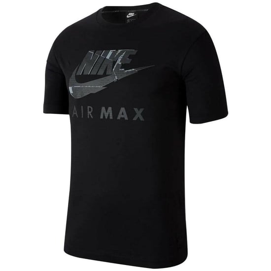 Nike Air Max Graphic Print Herren-T-Shirt Schwarz - Image 1