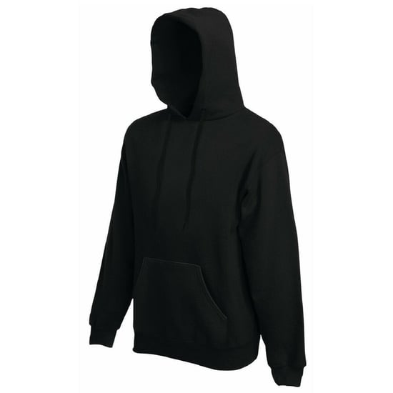 Fruit Of The Loom Herren Sweatshirt mit Kapuze / Hoodie (Schwarz) - Image 2