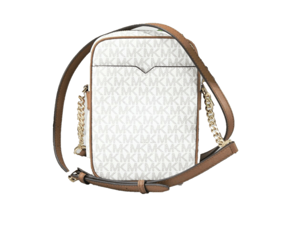 Michael Kors Jet Set Travel Signature Mittlere Logo Ketten Crossbody Flugtasche - Image 2