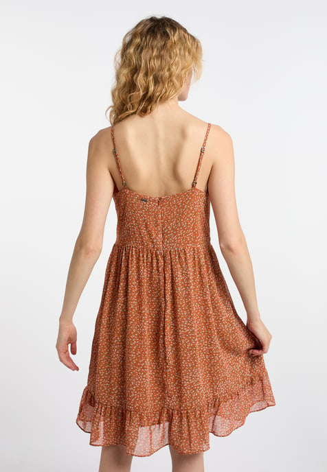 Dreimaster Kleid Damen Orange Mehrfarbig - Image 4
