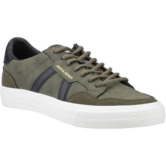 Jack & Jones Morden Spezial Polyurethan Herren Olive Nacht Turnschuhe - Image 1