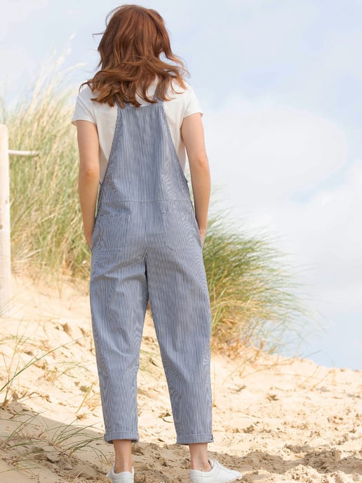 Kite Clothing Rempstone Ticking Dungarees