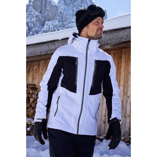 Mountain Warehouse Mens Phase Extreme Waterproof Ski Jacket (White)