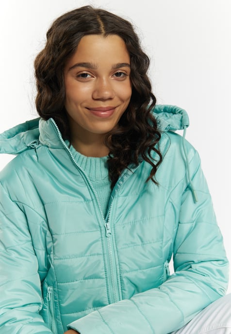 Mymo Leicht wattierte Jacke Damen Lagune Minze - Image 5
