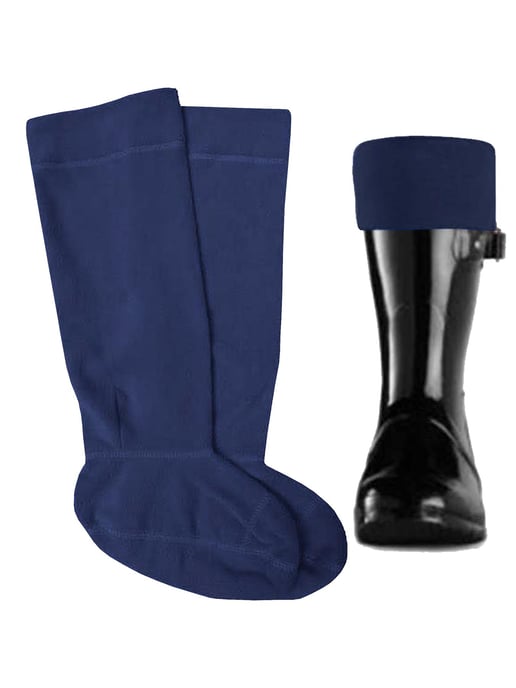 Enzo | Herren Fleece Gummistiefel Socken - Image 1
