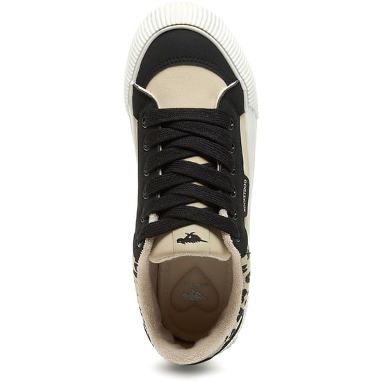 Rocket Dog Cheery Blocked Damen Sneakers aus Baumwolle in Schwarz/Natur - Image 5
