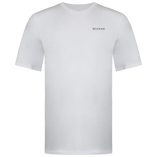 BoxRaw Logo Herren Weißes T-Shirt - Image 1
