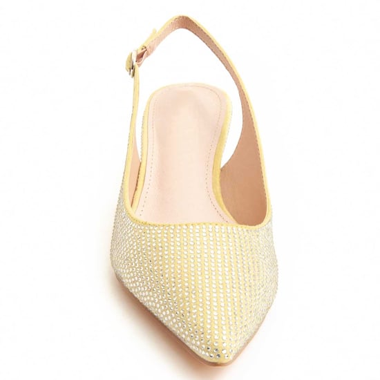 Montevita High Heel Festschuh5 Gelb - Image 3