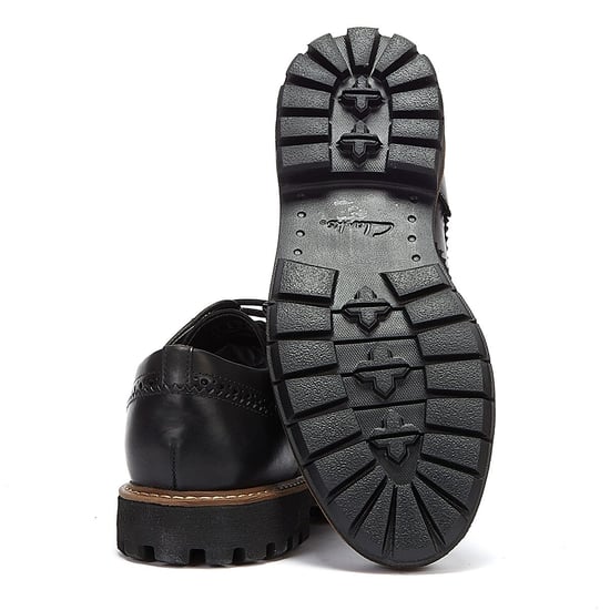 Clarks Batcombe Wing Herren Schwarz Schuhe - Image 4