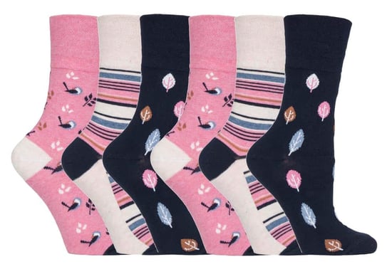 Gentle Grip - 6 Paar Damen Gentle Grip nicht elastische Socken - GG168 - Image 1