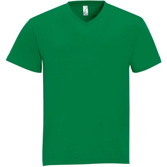 SOLS Herren Victory V-Ausschnitt Kurzarm T-Shirt (Kelly Grün) - Image 1