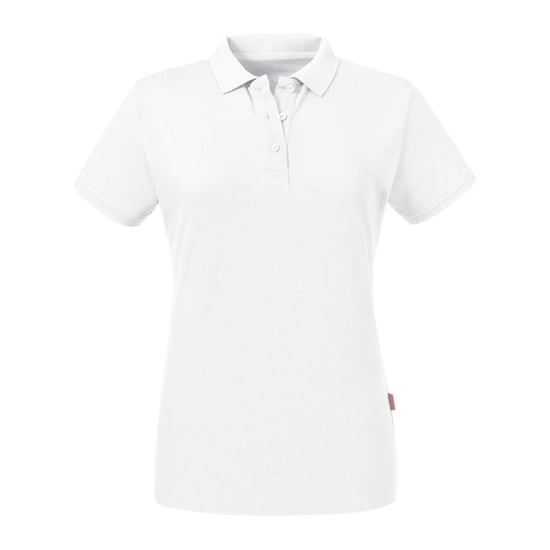 Russell - Poloshirt, Baumwolle aus biologischem Anbau für Damen (Weiß) - Image 1