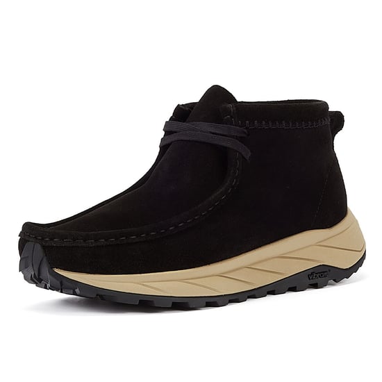Clarks Originals Wallabee Eden Wildleder Herren Schwarz Schnürschuhe - Image 3