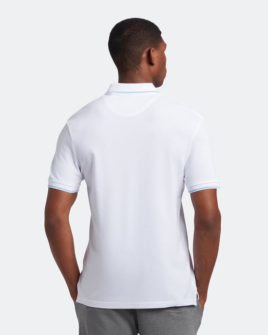 Lyle & Scott Tipped Polo Shirt in White