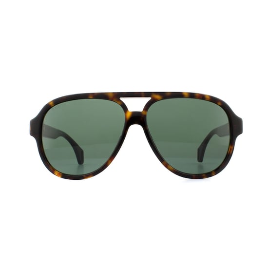 Lunettes De Soleil Gucci GG0463S 003 Havana Vert - Image 1