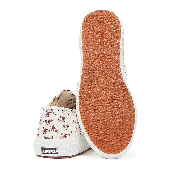 Superga 2750 Cotu Print Damen Weiß Turnschuhe - Image 4