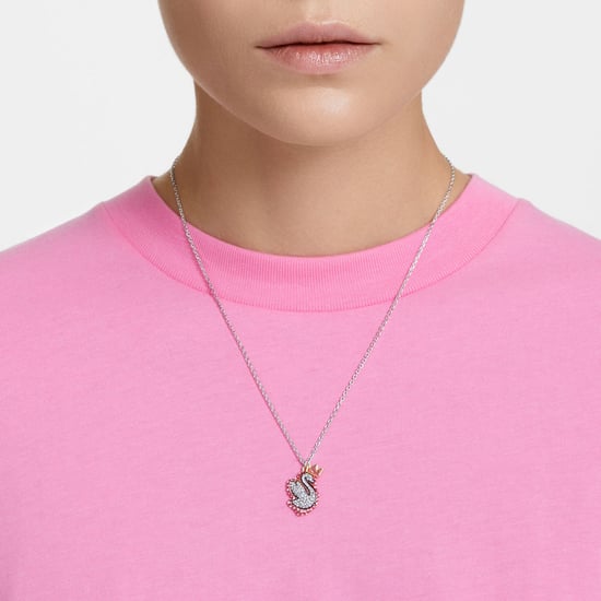 Swarovski 'Pop Swan' Damen Anhänger aus nicht edelmetall - Silber 5649200 - Image 5