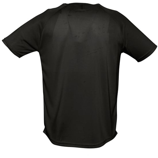 SOLS Mens Sporty Short Sleeve Performance T-Shirt (Schwarz) - Image 2