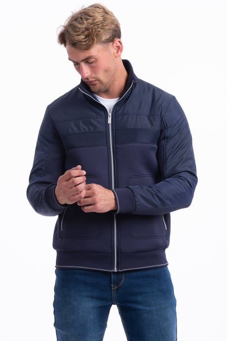 D Rock Mens Fleece Jacket with Zipped Pockets Lightweight
