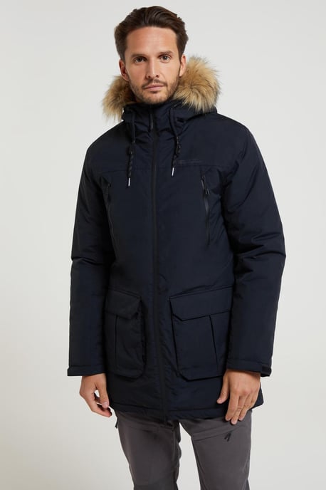 Mountain Warehouse - "Traverse" Jacke, wasserfest Hybrid für Herren (Schwarz) - Image 1