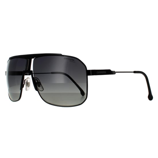 Carrera Rectangle Mens Schwarz Grau Gradient Polarisierte Sonnenbrille - Image 2