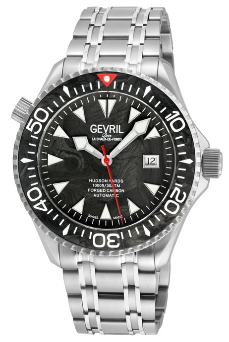 Gevril Herrenuhr Hudson Yards Schweizer Automatikuhr Dunkelgrau - Image 1