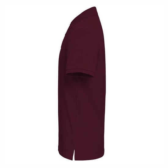 Asquith & Fox Mens Plain Short Sleeve Polo Shirt (Burgundy)
