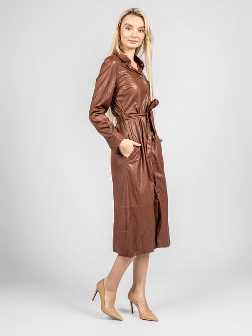 Pinko Kleid Maris Damen Braun - Image 5